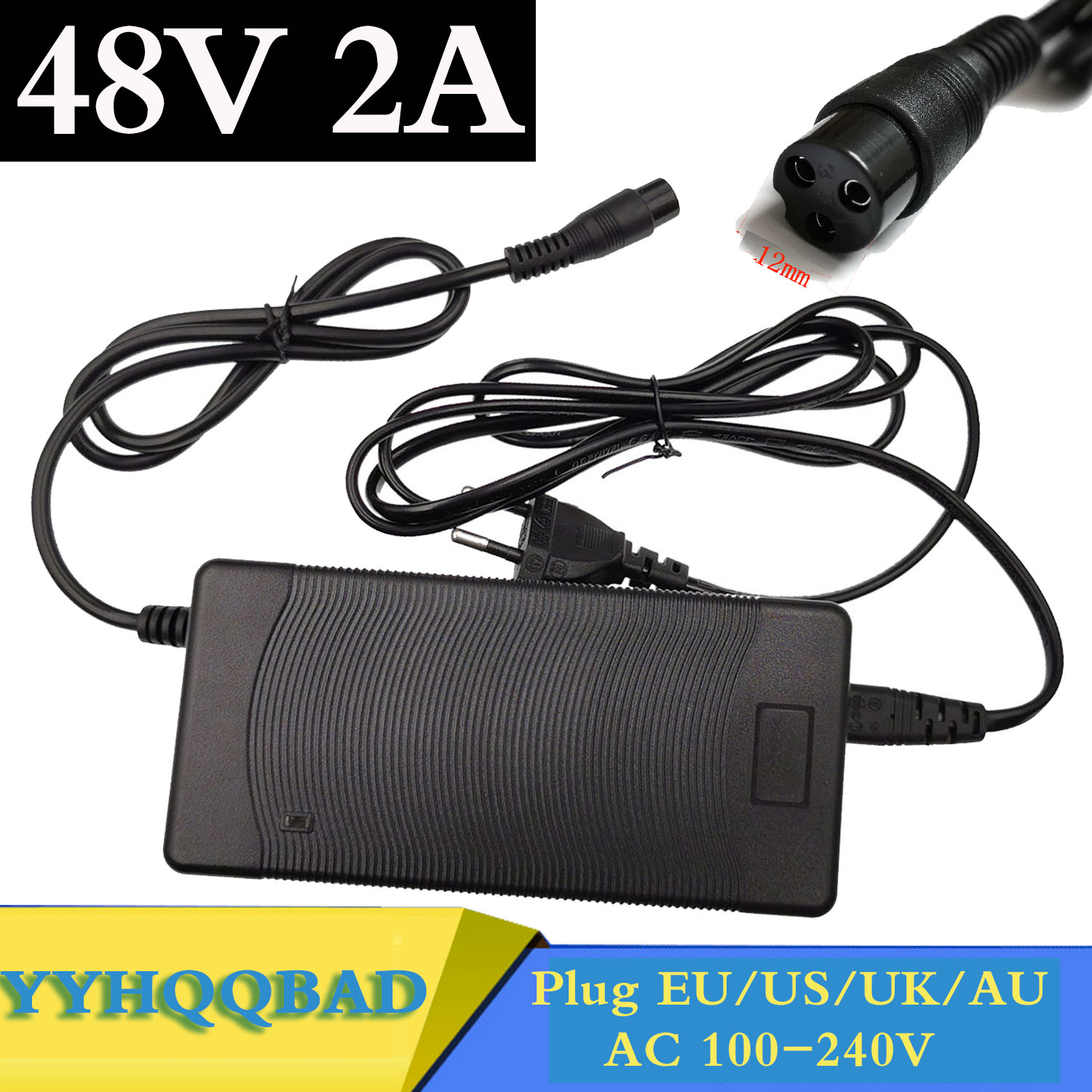 Electric Scooter Charger - Chargeur de batterie au plomb 48V
