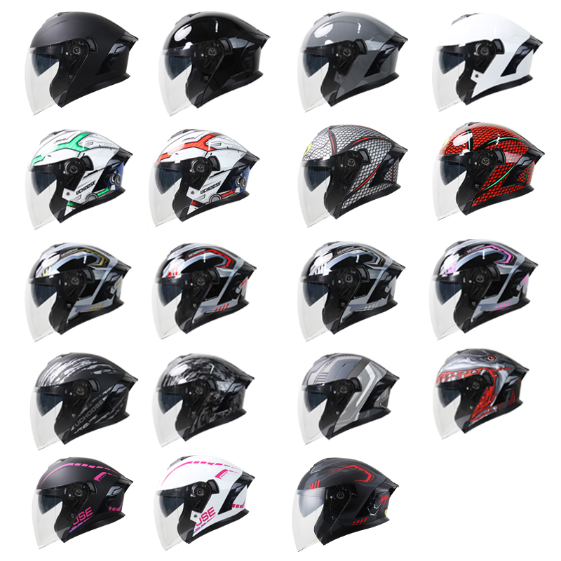 Casque de moto ouvert 715 pour - Scooter Helmet Set avis et prix