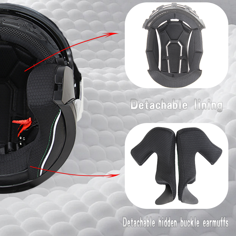 Casque de moto ouvert 715 pour - Scooter Helmet Set avis et prix