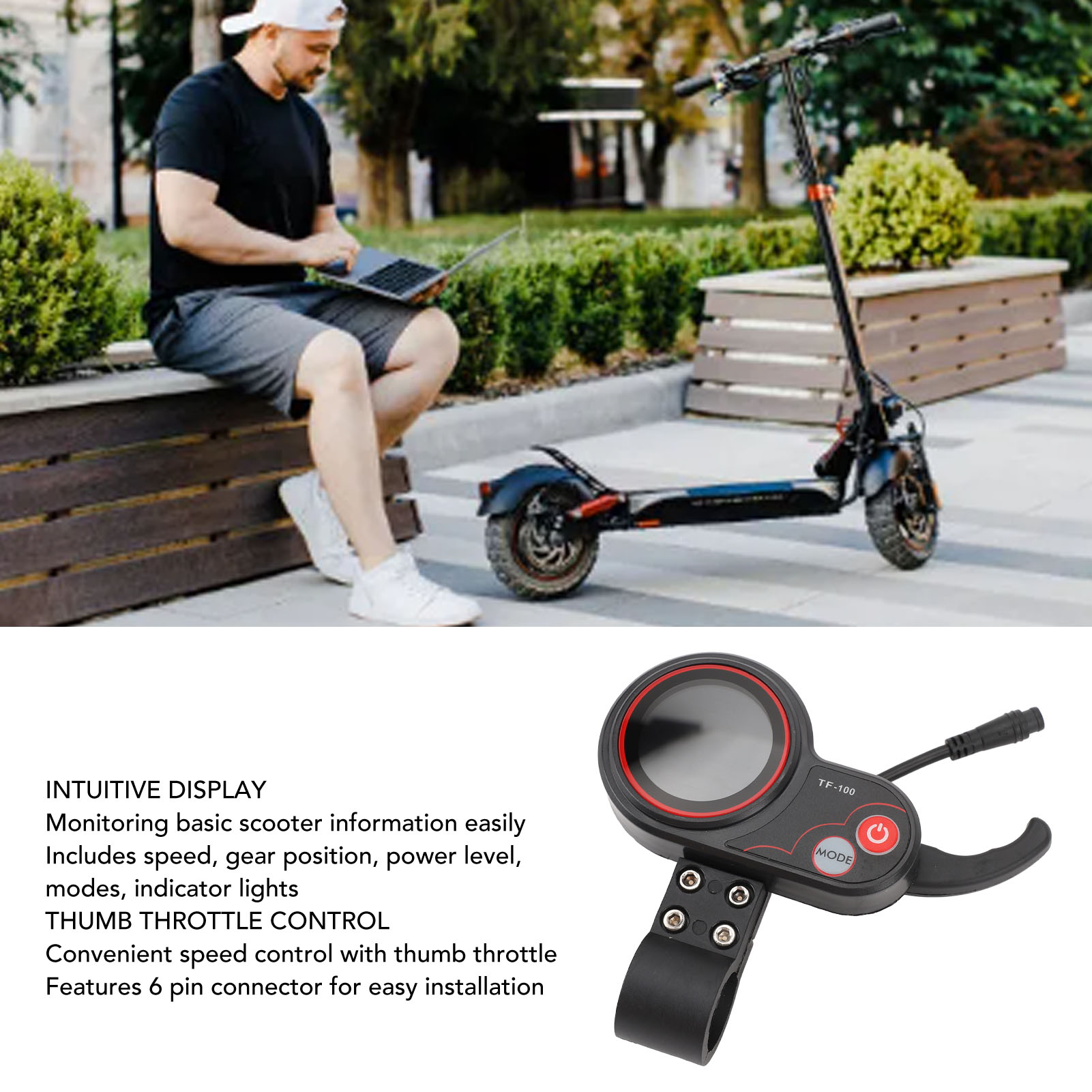 Écran LCD pour trottinette éle - Electric Scooter avis et prix